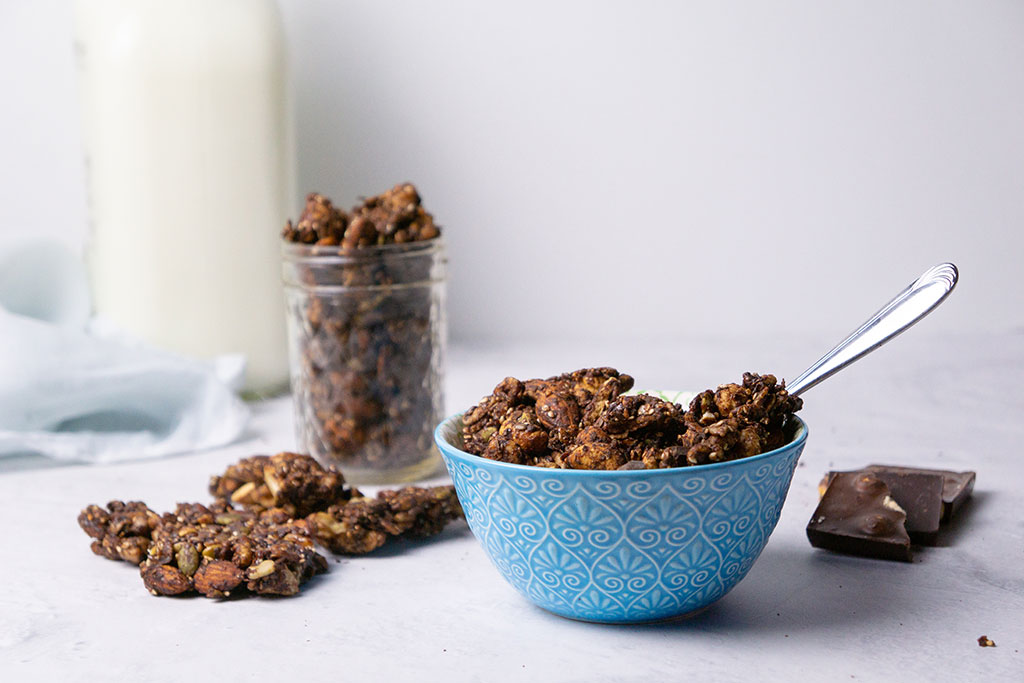 Paleo Dark Chocolate Granola